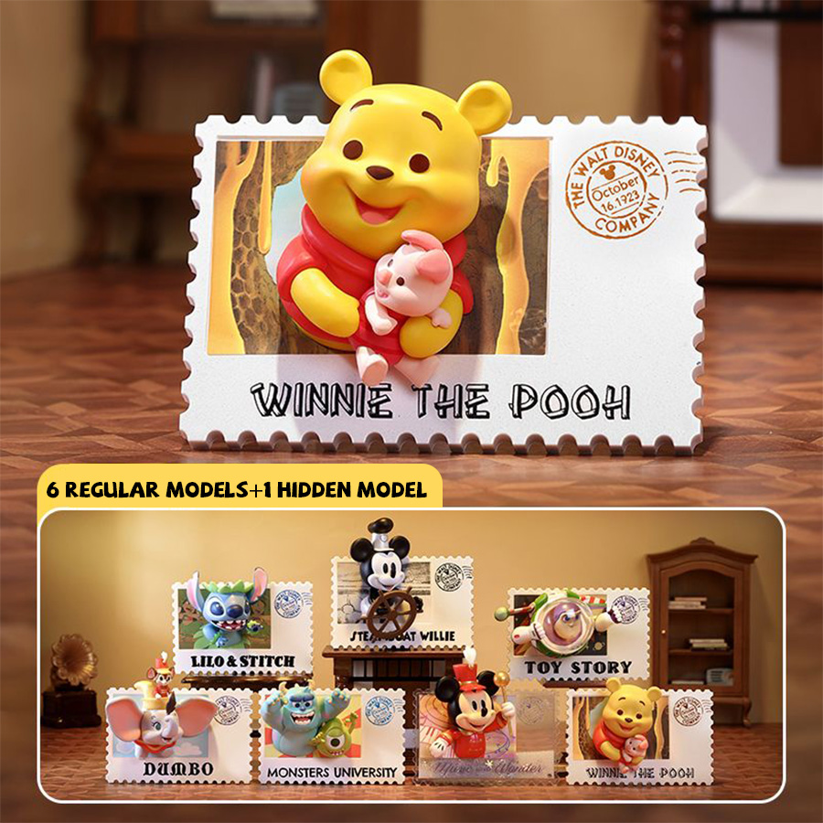 Collectible Vintage Disney Stamps - MINISO Disney Blind Box Seri Stempel