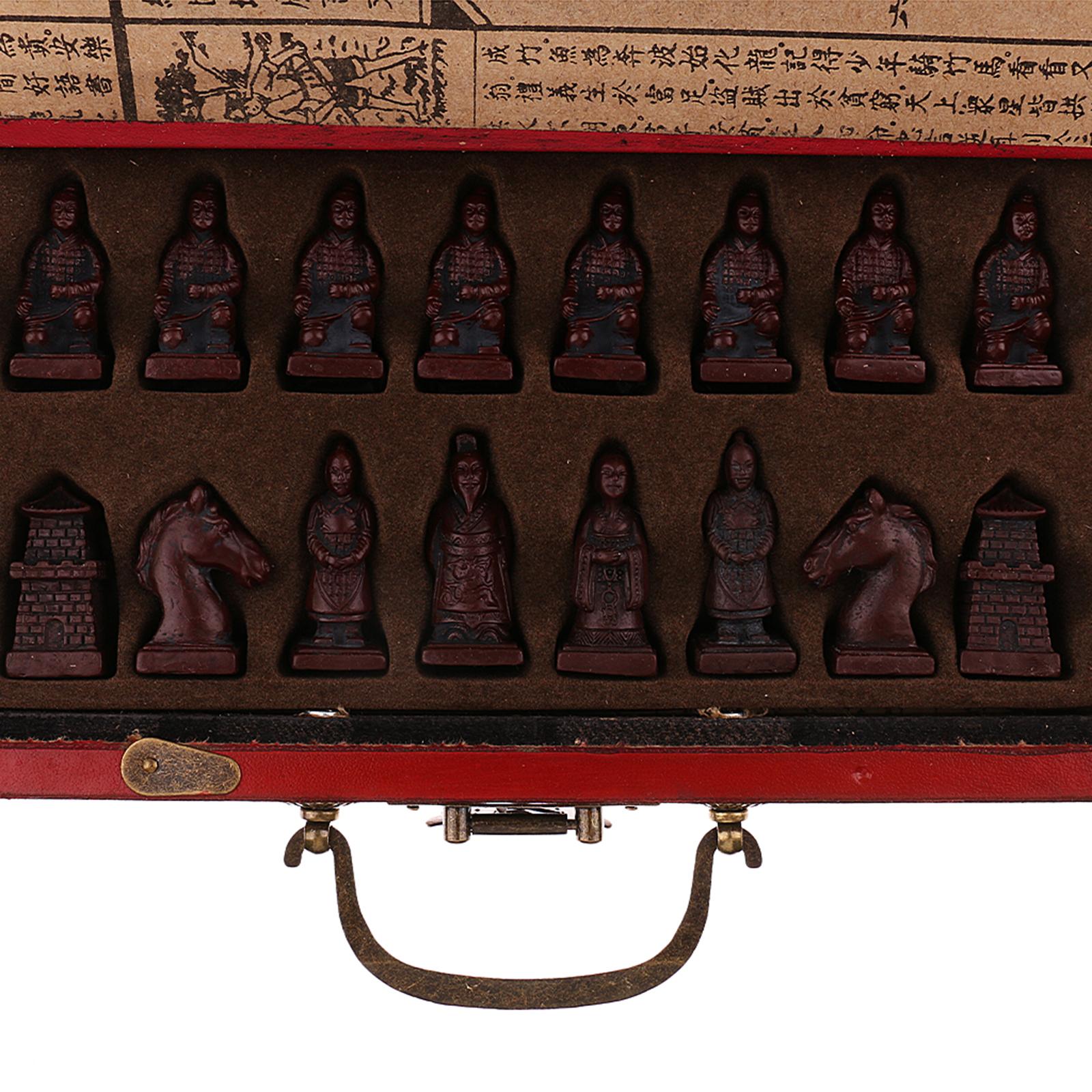 Vintage Collectible Board Games - 32 Buah/Set Catur Tradisional Cina Resin