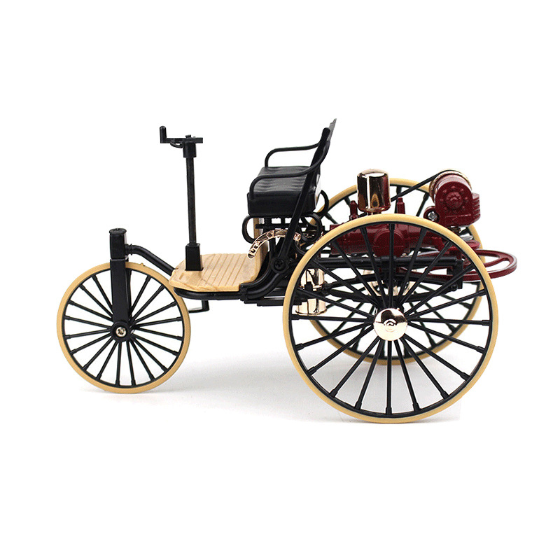 Vintage Collectible Cars - Mainan Tricycle Simulasi Tarik Mundur untuk