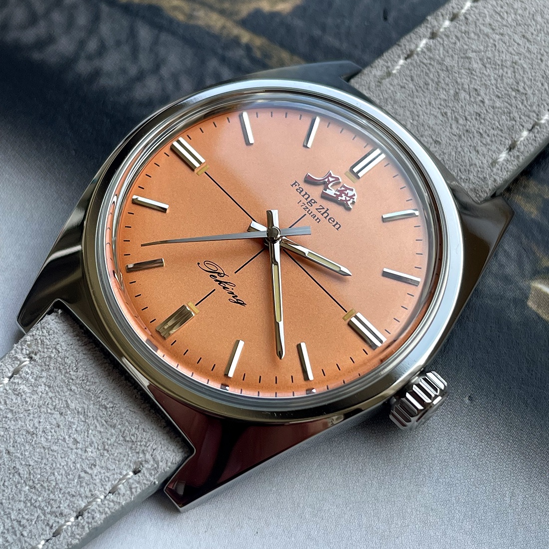 Vintage Collectible Watches - Jam Tangan Merkur Dial Salmon Jam
