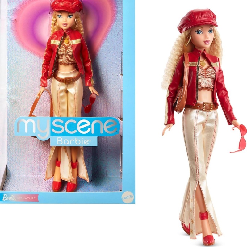 Collectible Vintage Matches - Tersedia Jaket Kulit Imitasi Merah Vintage