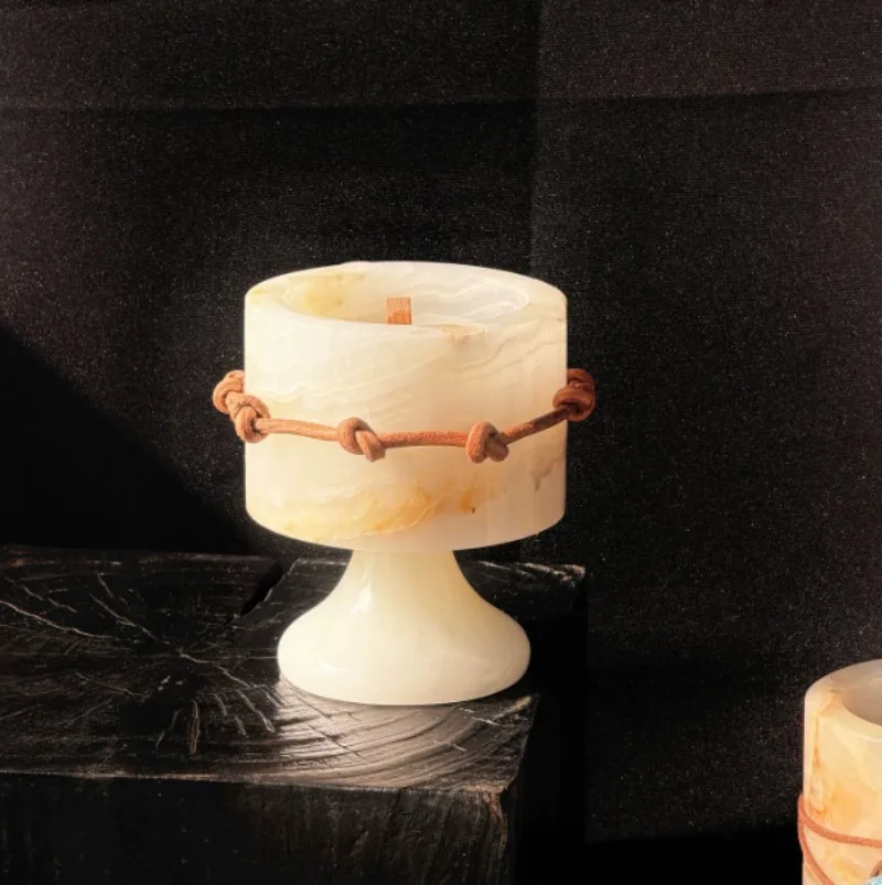 Tempat Lilin Nordic Amber Jade - Collectible Vintage Matches ulasan dan harga