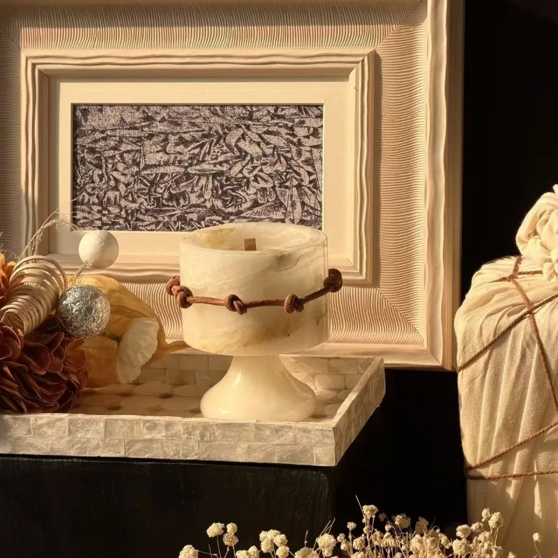 Tempat Lilin Nordic Amber Jade - Collectible Vintage Matches ulasan dan harga