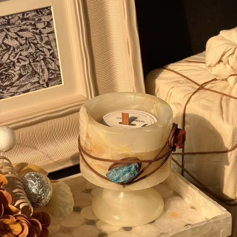 Tempat Lilin Nordic Amber Jade - Collectible Vintage Matches ulasan dan harga