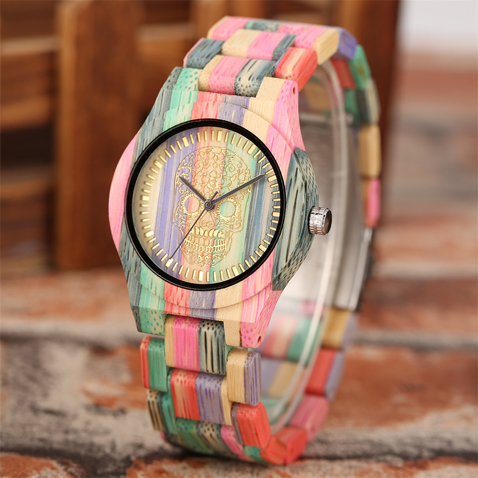 Jam tangan kuarsa kayu bambu p - Vintage Collectible Watches ulasan dan harga