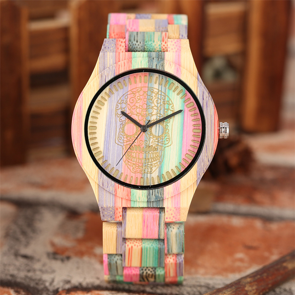 Jam tangan kuarsa kayu bambu p - Vintage Collectible Watches ulasan dan harga