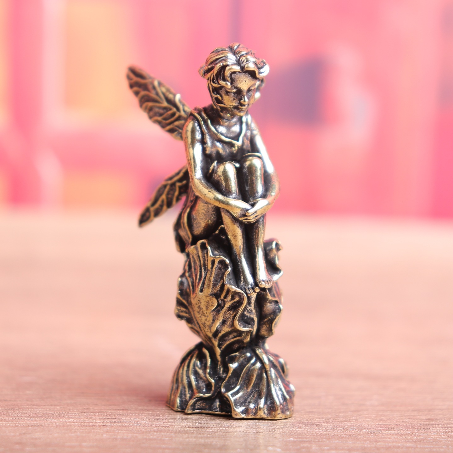 Patung Peri Kuningan Antik Dek - Vintage Fairy Figurines Collectible ulasan dan harga