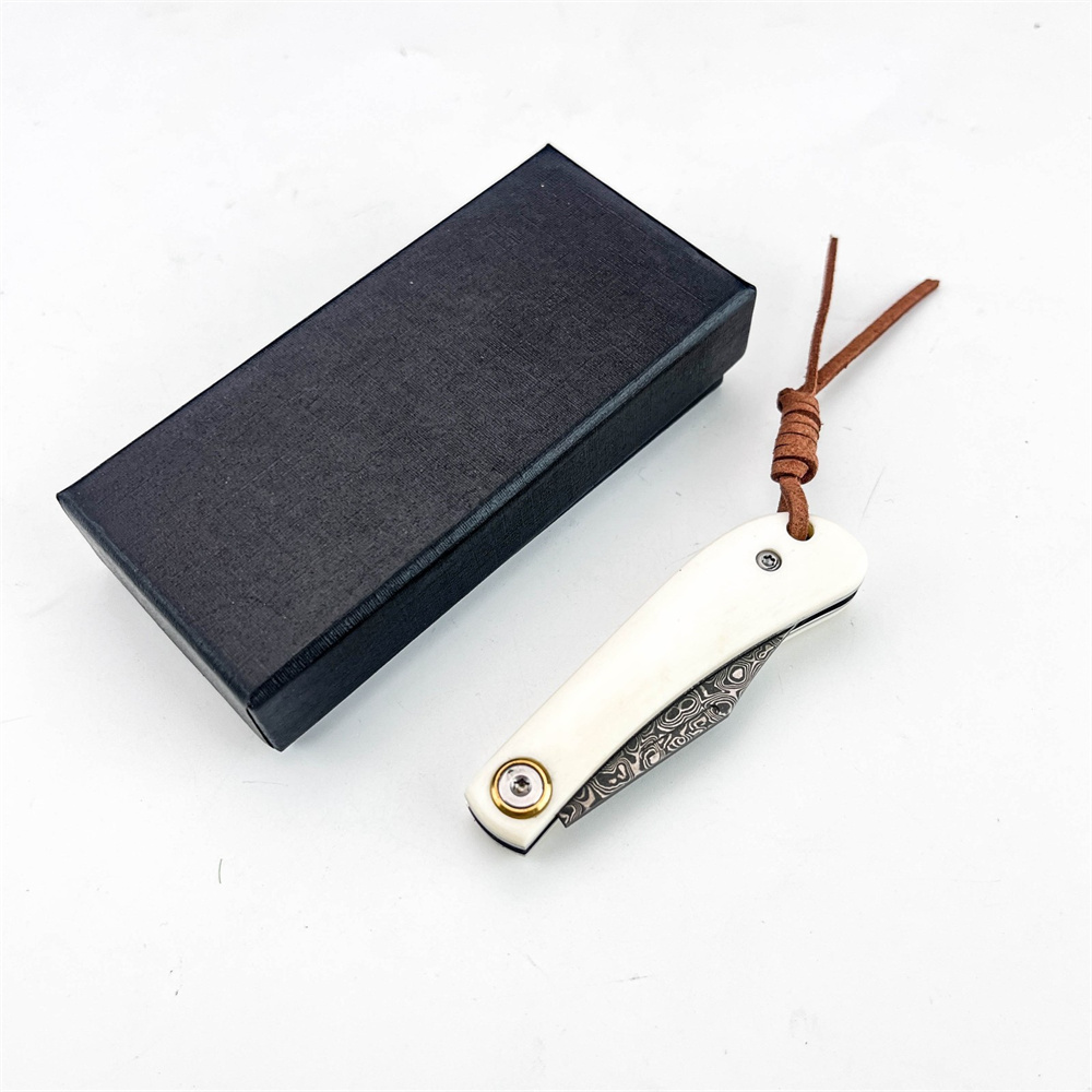 Pisau Lipat EDC Vintage Damasc - Vintage Collectible Pocket Knives ulasan dan harga