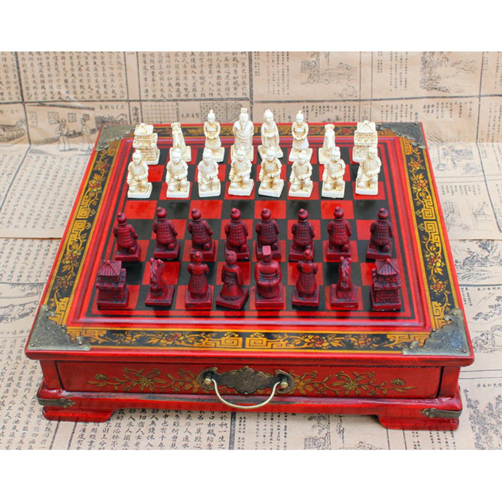 Set Catur Terakota Cina Antik  - Vintage Collectible Board Games ulasan dan harga