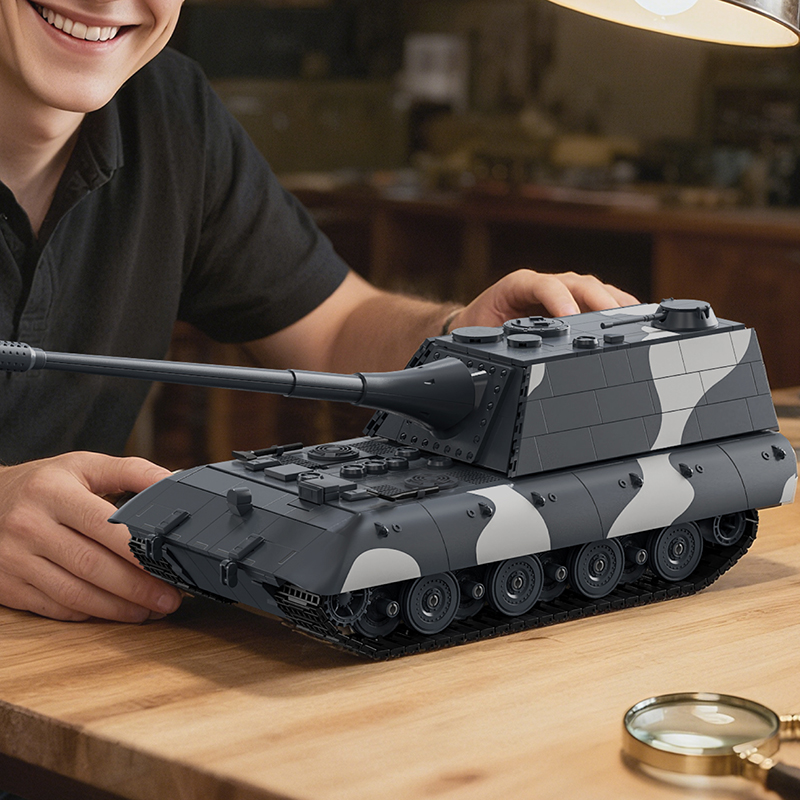 1836pcs MOC Tank Destroyer E-1 - Vintage Collectible Toys ulasan dan harga