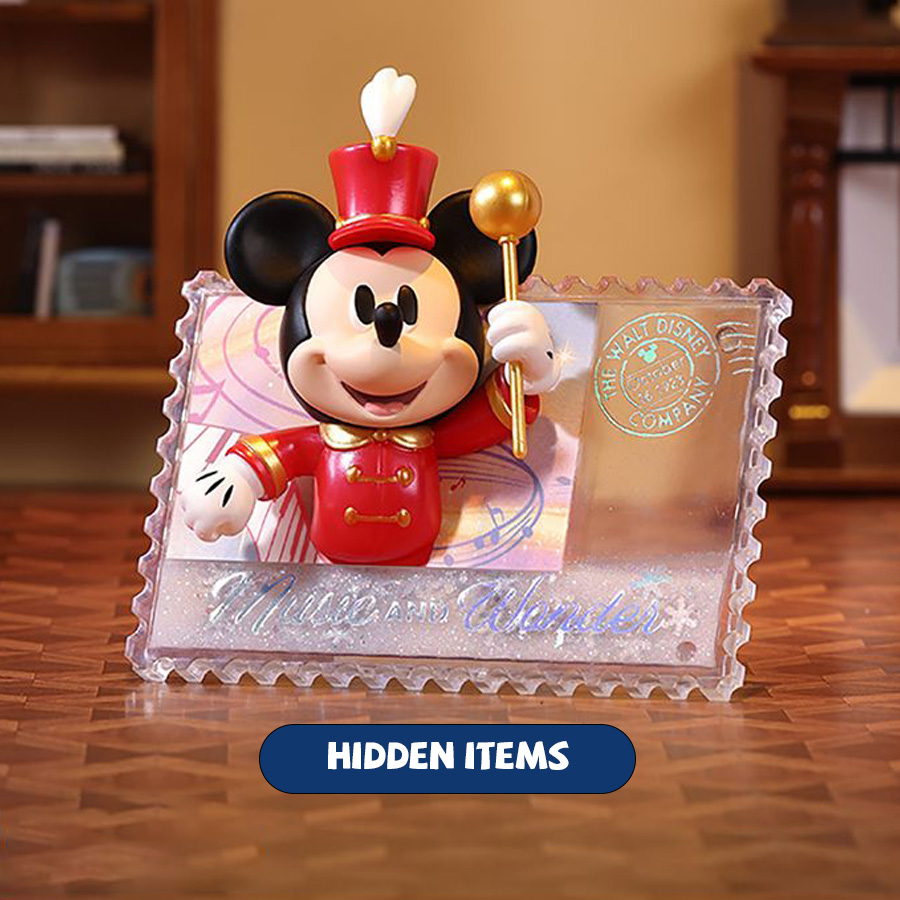 MINISO Disney Blind Box Seri S - Collectible Vintage Disney Stamps ulasan dan harga